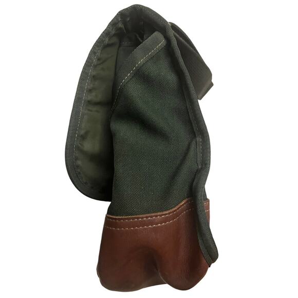 Vintage Wintergreen Outdoor Prod Canvas Leather Messenger Bag Travel Made In USA - Picture 7 of 9